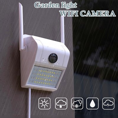 D6 2MP Outdoor WiFi IP Camera Wireless 48 LED Light IR Audio Video IP66 Waterproof Home Garden CCTV Security Courtyard Camera
