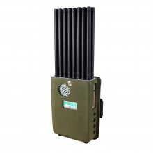 N18 The Latest Handheld 18 Bands 5G Cellphone Signal Jammer With Nylon Cover, Blocking 2G 3G 4G 5G Wi-Fi GPS UHF VHF,18Watt Jamming up to 25m