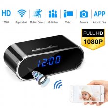 Z10 1080P HD Clock Camera WIFI Control Concealed IR Night View Alarm Camcorder PK Digital Clock Video Camera Mini DV DVR